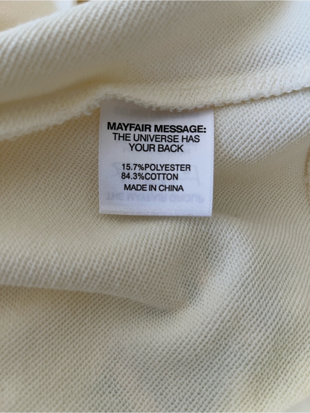 Graphic 'SMILE' Cream Sweatshirt - Picture 5 of 10